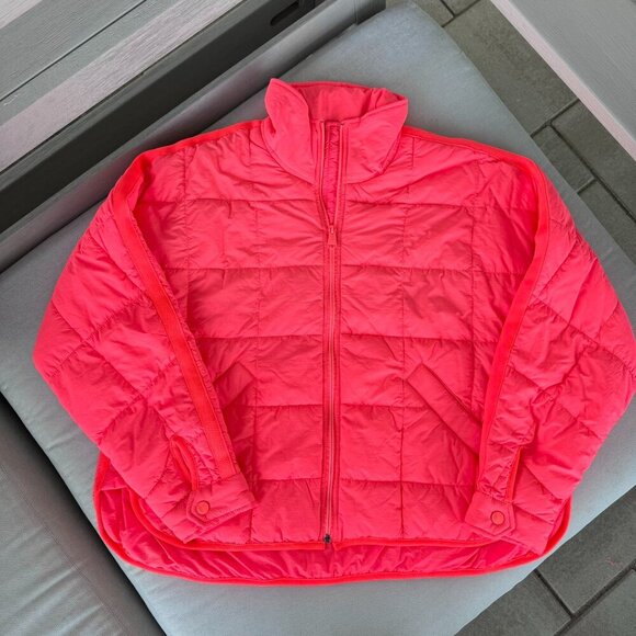 Free People Jackets & Blazers - NWT Free People Pippa Packable Puffer Jacket Hot Watermelon FP Movement XS